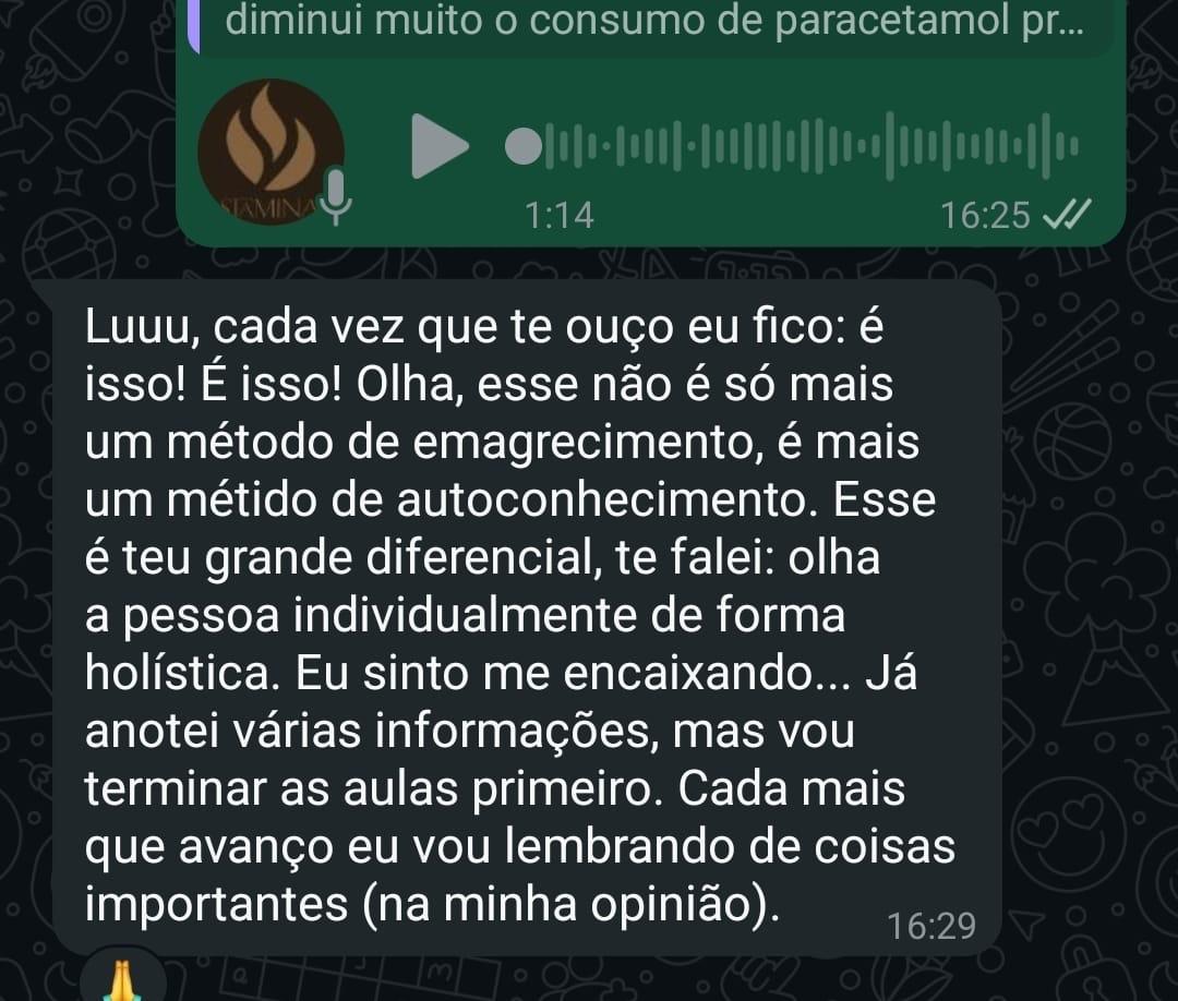 Depoimento de Aluna Stamina