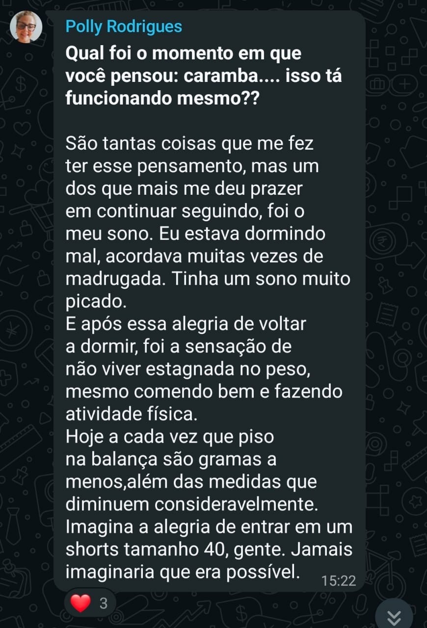 Depoimento de Polly Rodrigues